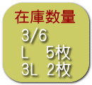 3/6　 L　5枚 3L 2枚